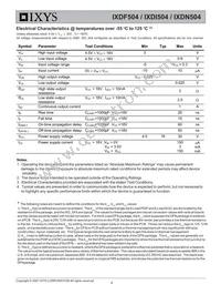 IXDN504D1T/R Datasheet Page 4