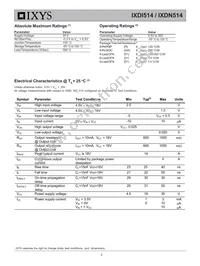 IXDN514SIAT/R Datasheet Page 3
