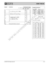 IXDN75N120 Datasheet Page 2