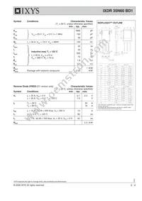 IXDR35N60BD1 Datasheet Page 2