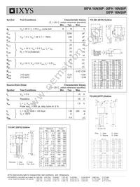 IXFA16N50P Datasheet Page 2