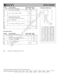 IXFB170N30P Datasheet Page 2