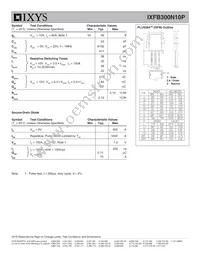 IXFB300N10P Datasheet Page 2