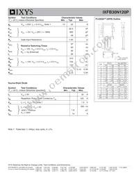 IXFB30N120P Datasheet Page 2