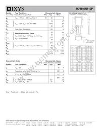 IXFB40N110P Datasheet Page 2