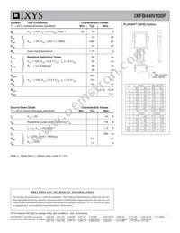 IXFB44N100P Datasheet Page 2