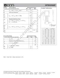 IXFB52N90P Datasheet Page 2
