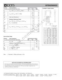 IXFB82N60Q3 Datasheet Page 2