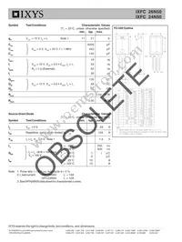 IXFC24N50Q Datasheet Page 2