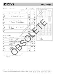 IXFC60N20 Datasheet Page 2