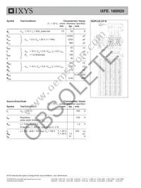 IXFE180N20 Datasheet Page 2