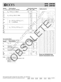 IXFE24N100 Datasheet Page 2