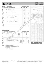 IXFE36N100 Datasheet Page 2