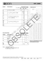IXFE39N90 Datasheet Page 2