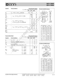 IXFH13N50 Datasheet Page 2