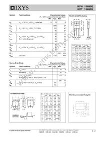 IXFH13N80Q Datasheet Page 2
