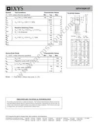 IXFH160N15T Datasheet Page 2