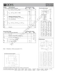 IXFH21N50F Datasheet Page 2