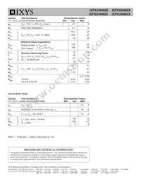 IXFH24N60X Datasheet Page 2