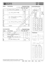 IXFH28N50Q Datasheet Page 2