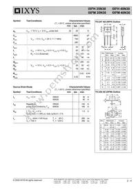 IXFH35N30Q Datasheet Page 2