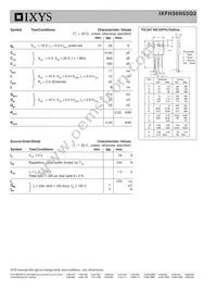 IXFH36N55Q2 Datasheet Page 2