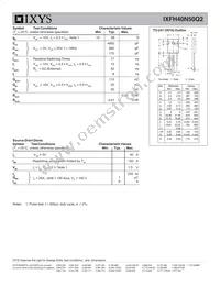 IXFH40N50Q2 Datasheet Page 2