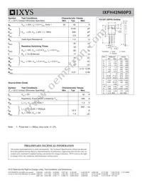 IXFH42N60P3 Datasheet Page 2