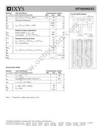 IXFH60N65X2 Datasheet Page 2