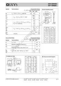 IXFH80N085 Datasheet Page 2