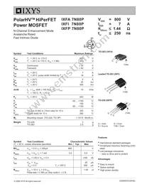 IXFI7N80P Datasheet Cover