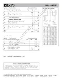 IXFJ26N50P3 Datasheet Page 2