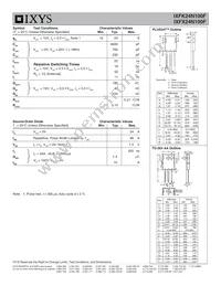 IXFK24N100F Datasheet Page 2