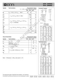 IXFK24N90Q Datasheet Page 2