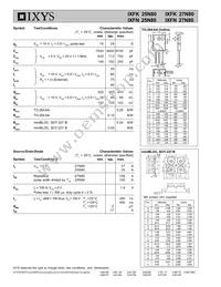 IXFK27N80 Datasheet Page 2