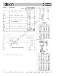 IXFK44N55Q Datasheet Page 2