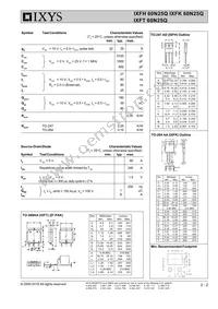 IXFK60N25Q Datasheet Page 2