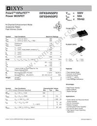 IXFK94N50P2 Datasheet Cover