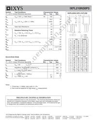 IXFL210N30P3 Datasheet Page 2
