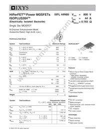 IXFL44N80 Datasheet Cover