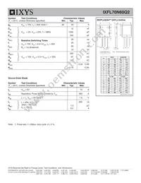 IXFL70N60Q2 Datasheet Page 2