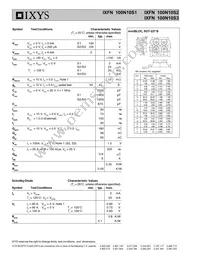 IXFN100N10S3 Datasheet Page 2