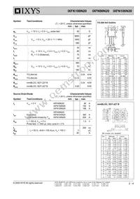 IXFN100N20 Datasheet Page 2