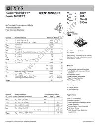 IXFN110N60P3 Datasheet Cover