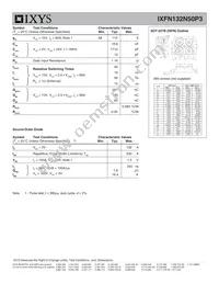 IXFN132N50P3 Datasheet Page 2