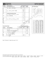 IXFN140N30P Datasheet Page 2