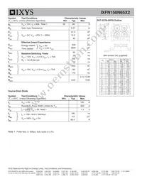 IXFN150N65X2 Datasheet Page 2