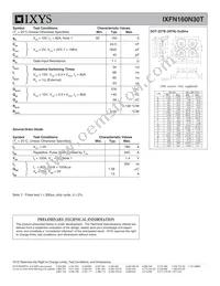 IXFN160N30T Datasheet Page 2