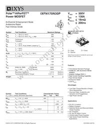 IXFN170N30P Datasheet Cover