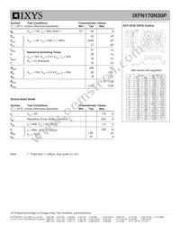 IXFN170N30P Datasheet Page 2